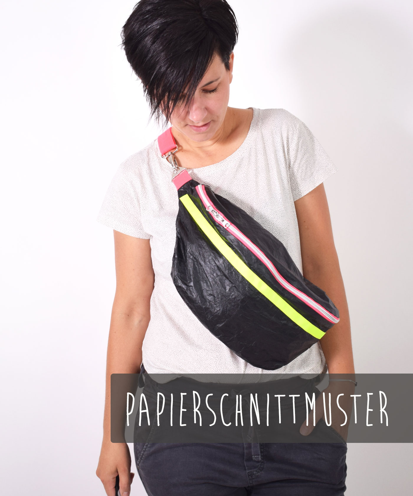 LENI PEPUNKT Gürteltasche Bauchladen Papierschnittmuster