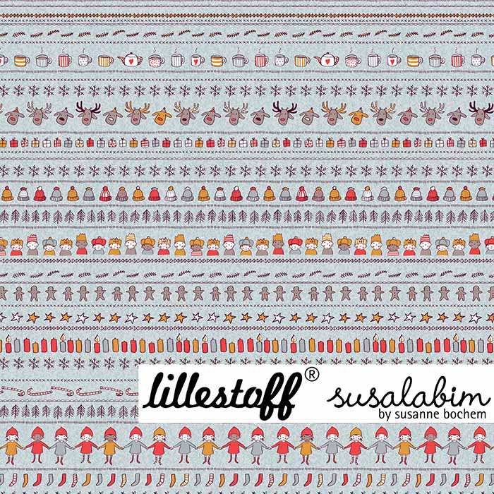 Sommersweat Susalabims Weihnachtspulli von lillestoff