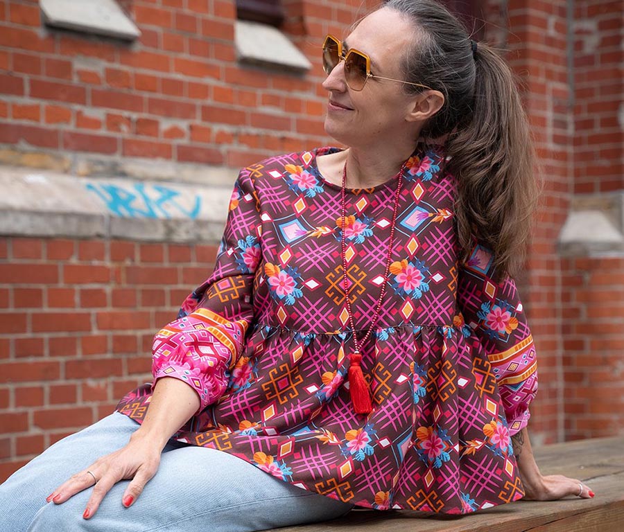 Bio Tencel Webware Sheherazade von Hamburger Liebe und Albstoffe (Orient Oxident)