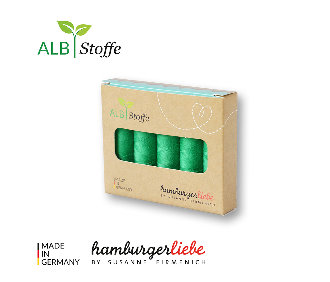 Nähgarn-Set Stitch Me verde erba 5er Set von Hamburger Liebe & Albstoffe