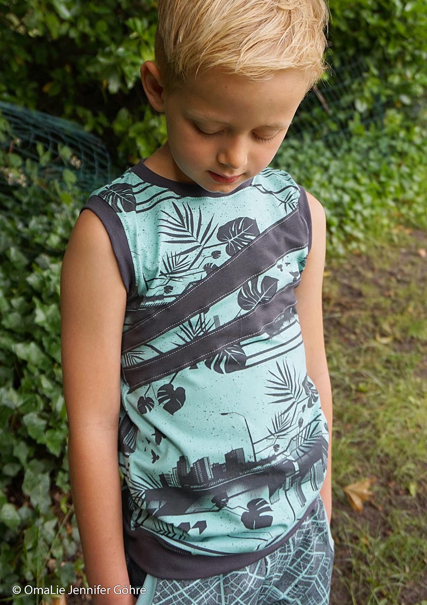 Jersey Urban Jungle by Thorsten Berger - Swafing - türkis