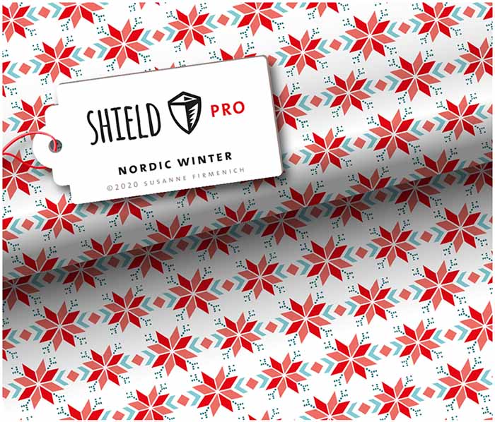 Shield Pro antimikrobieller Jersey Nordic Winter von Hamburger Liebe und Albstoffe