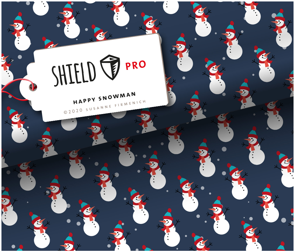 Jersey Shield Pro - Happy Snowman | Hamburger Liebe & Albstoffe 