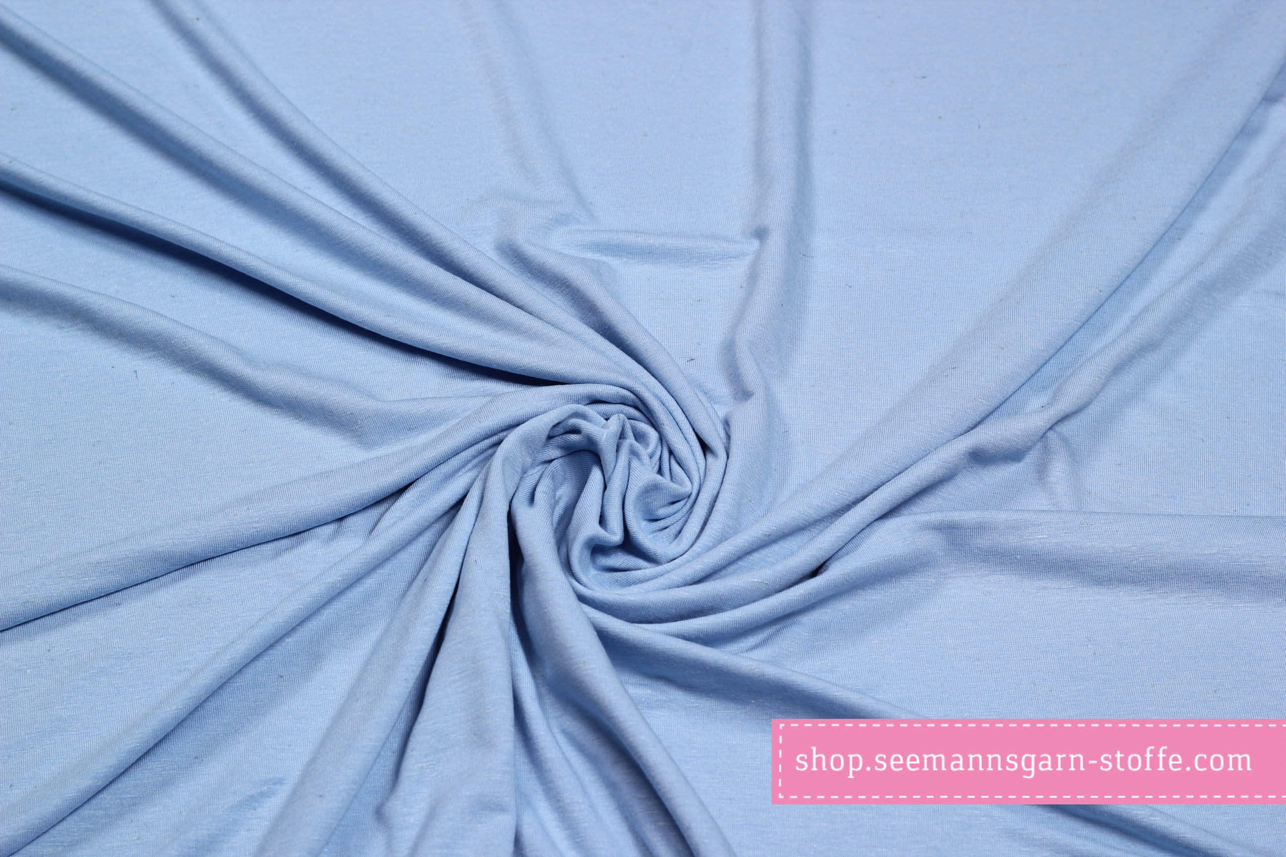 Viskose Stretch Jersey - hellblau