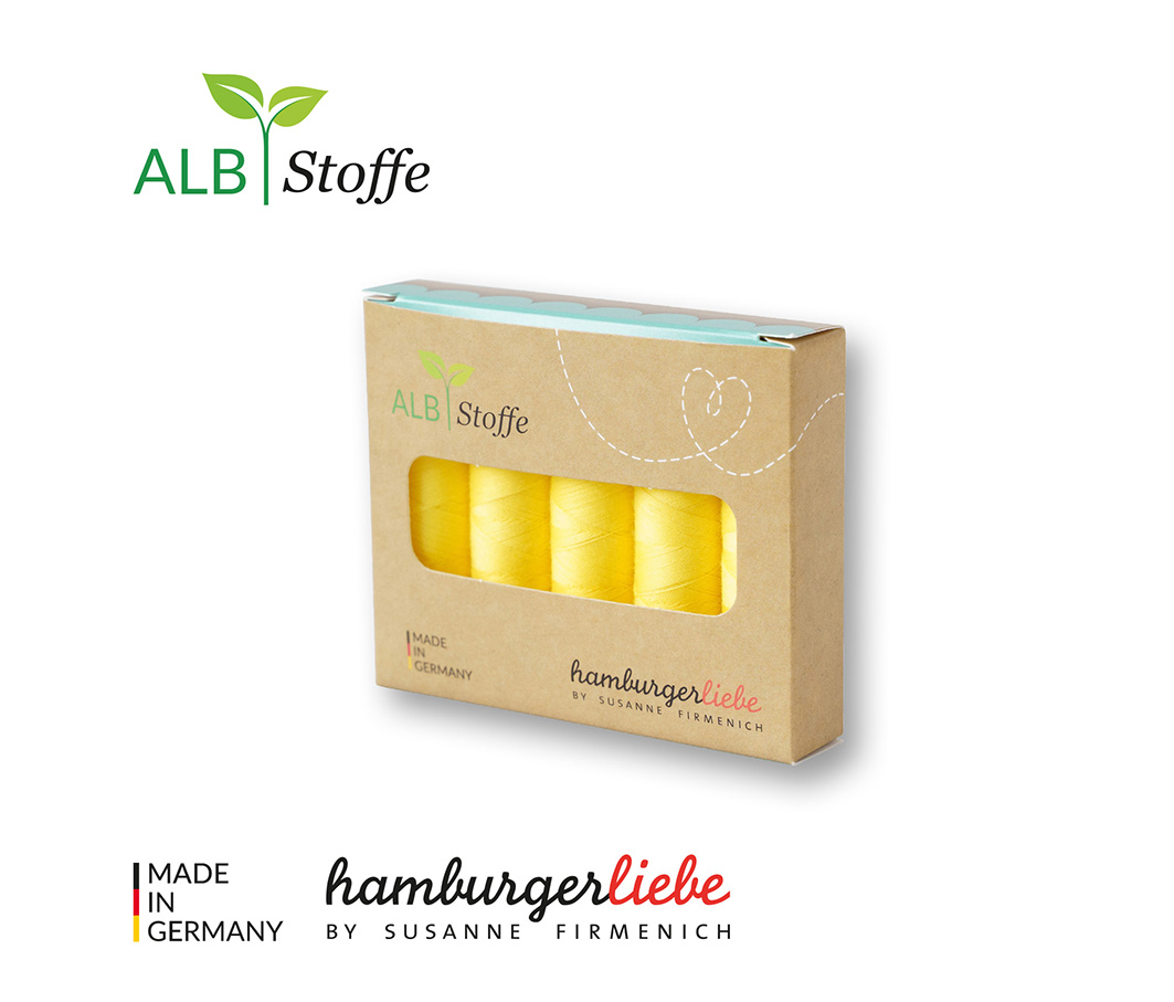 Nähgarn-Set Stitch Me giallino 5er Set von Hamburger Liebe & Albstoffe
