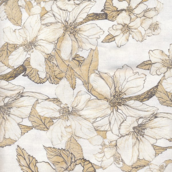 Wachstuch - Oilcloth Bloom It Creme | Au Maison 