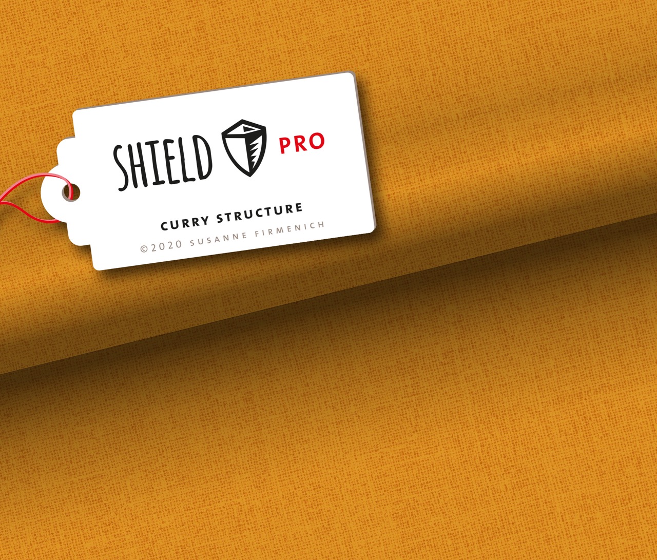 Jersey Shield Pro - Uni Structure in curry - Hamburger Liebe & Albstoffe 