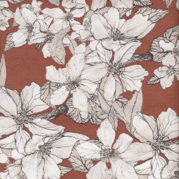 Wachstuch - Oilcloth Bloom It Burned | Au Maison