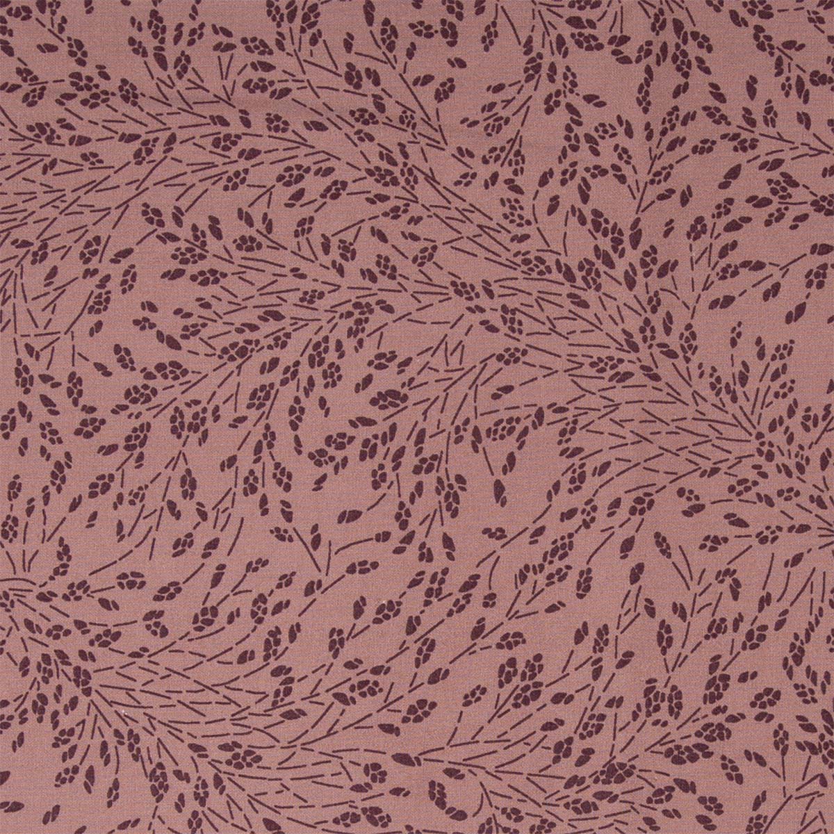 Wachstuch - Oilcloth Meadows Rose/Bordeaux | Au Maison