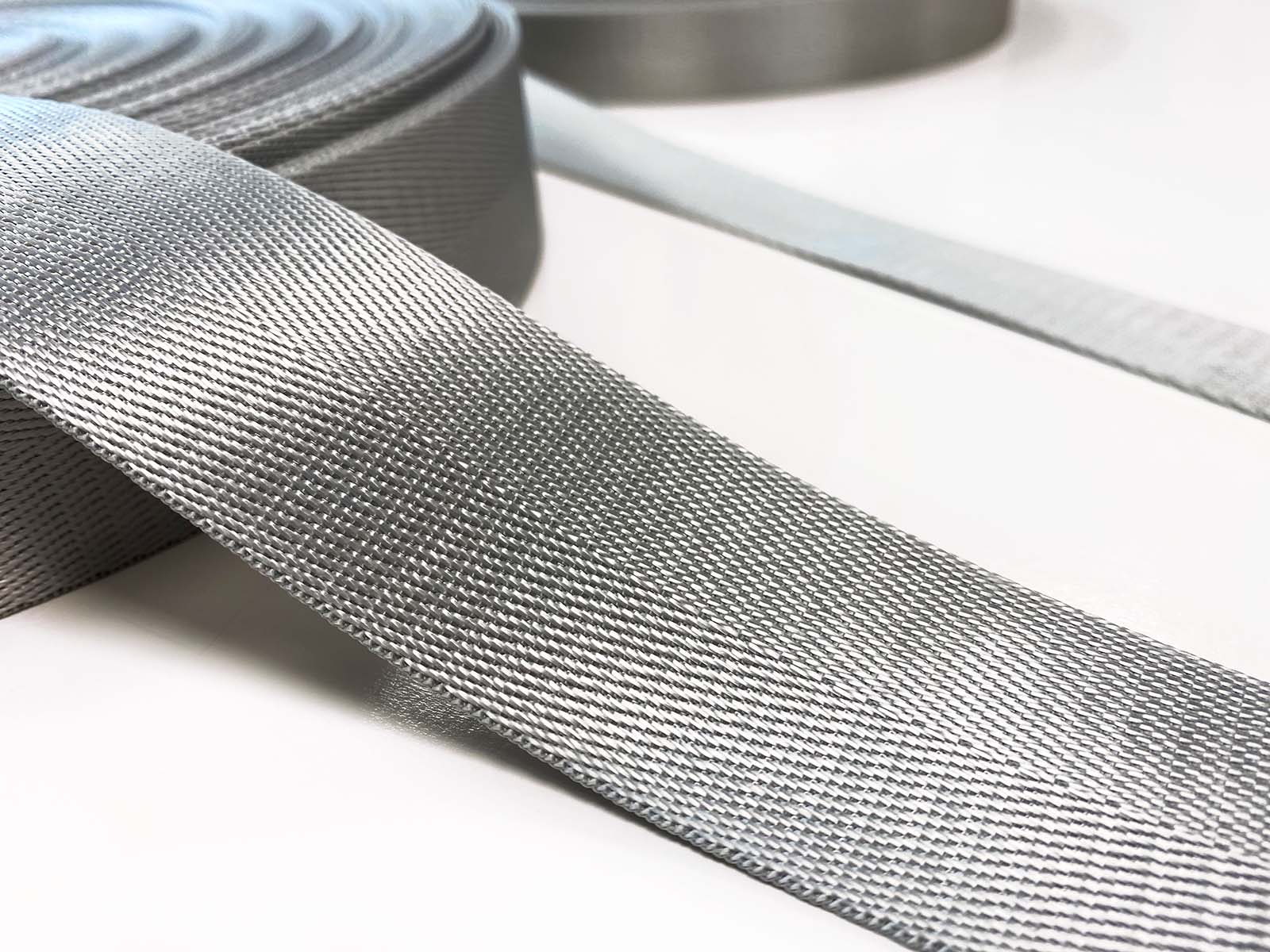 Nylon Gurtband grau