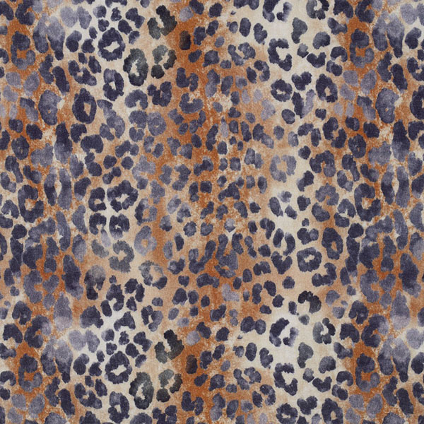 Musselin „Leopard“ in Hell Sand