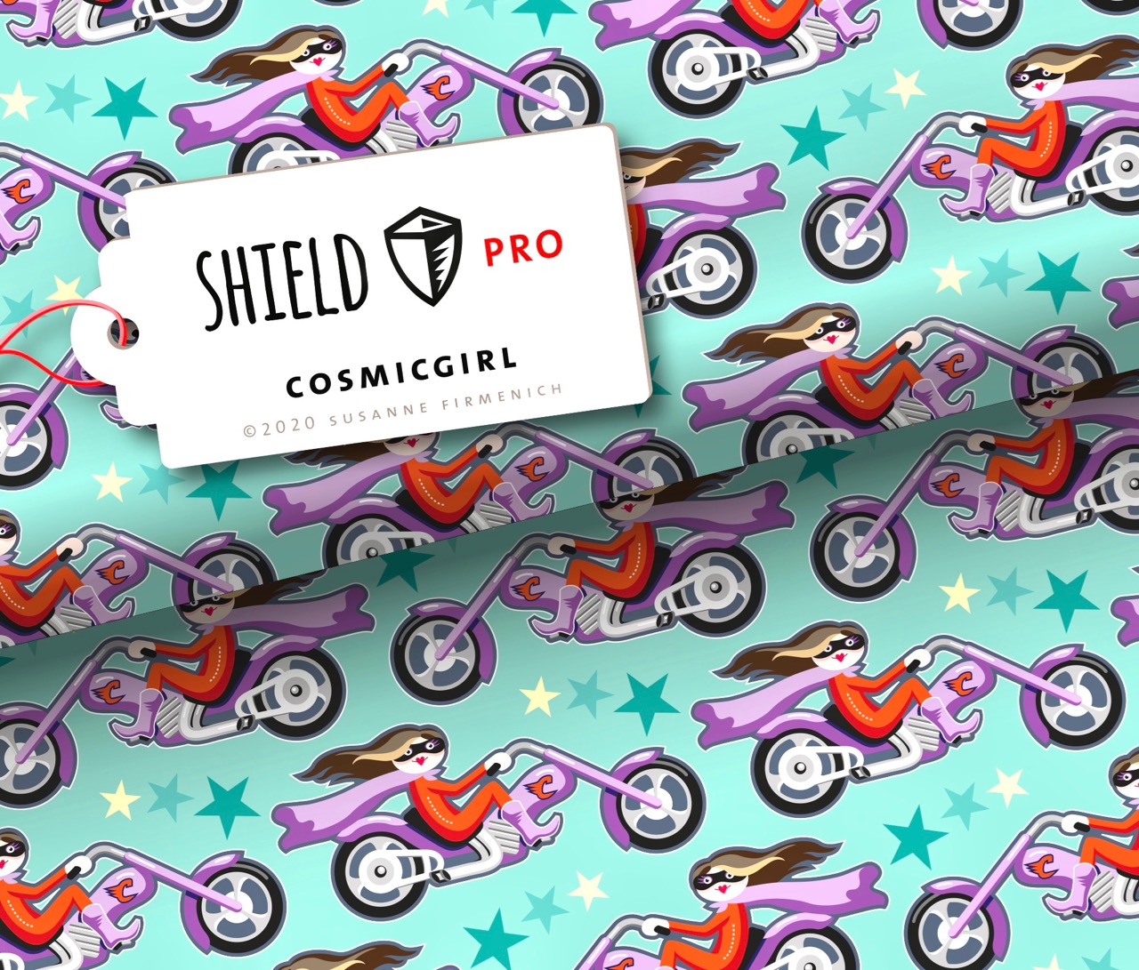Jersey Shield Pro KIDS - Cosmicgirl Mint | Hamburger Liebe & Albstoffe