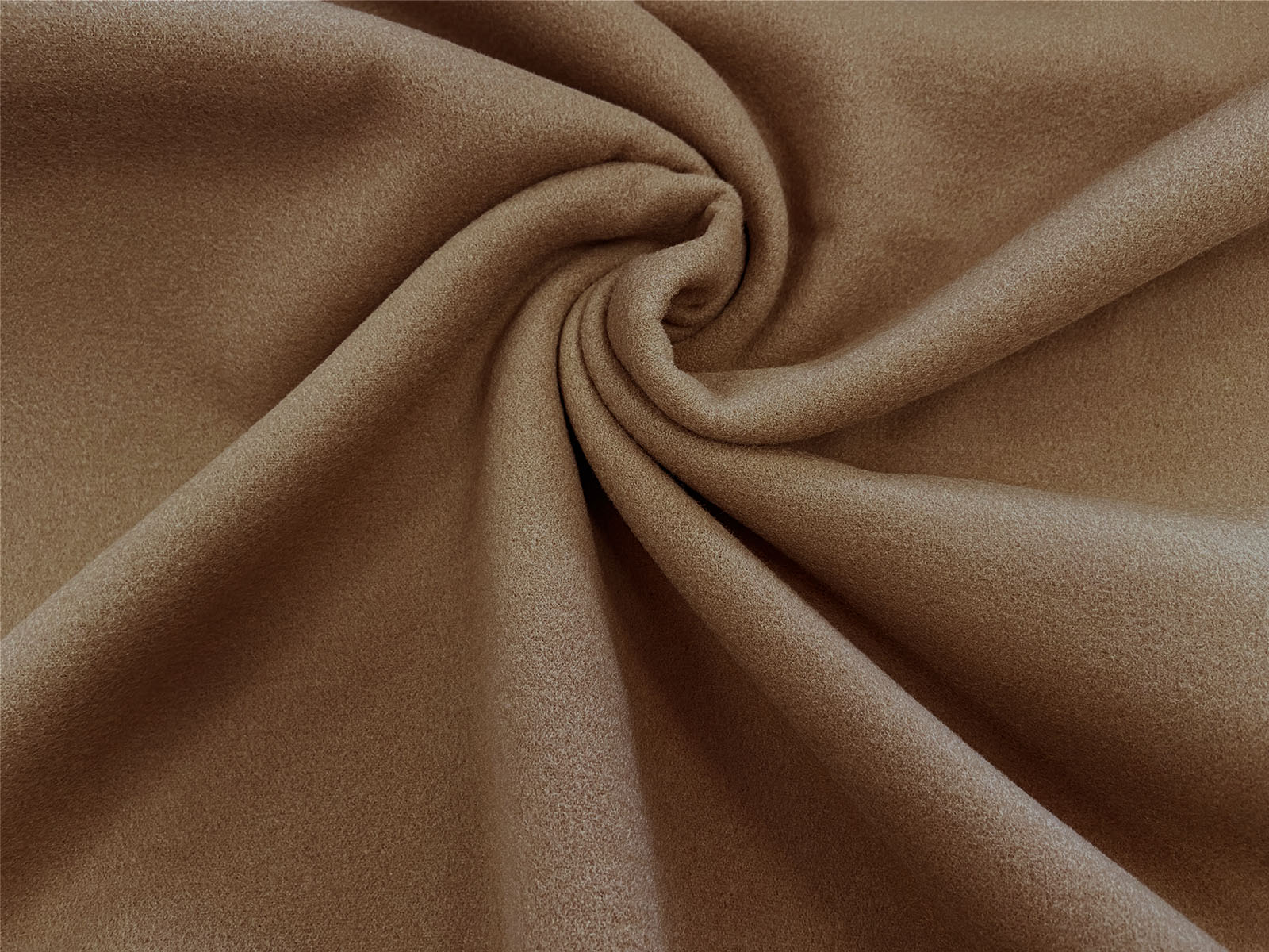 Mantelstoff - Softcoat in braun