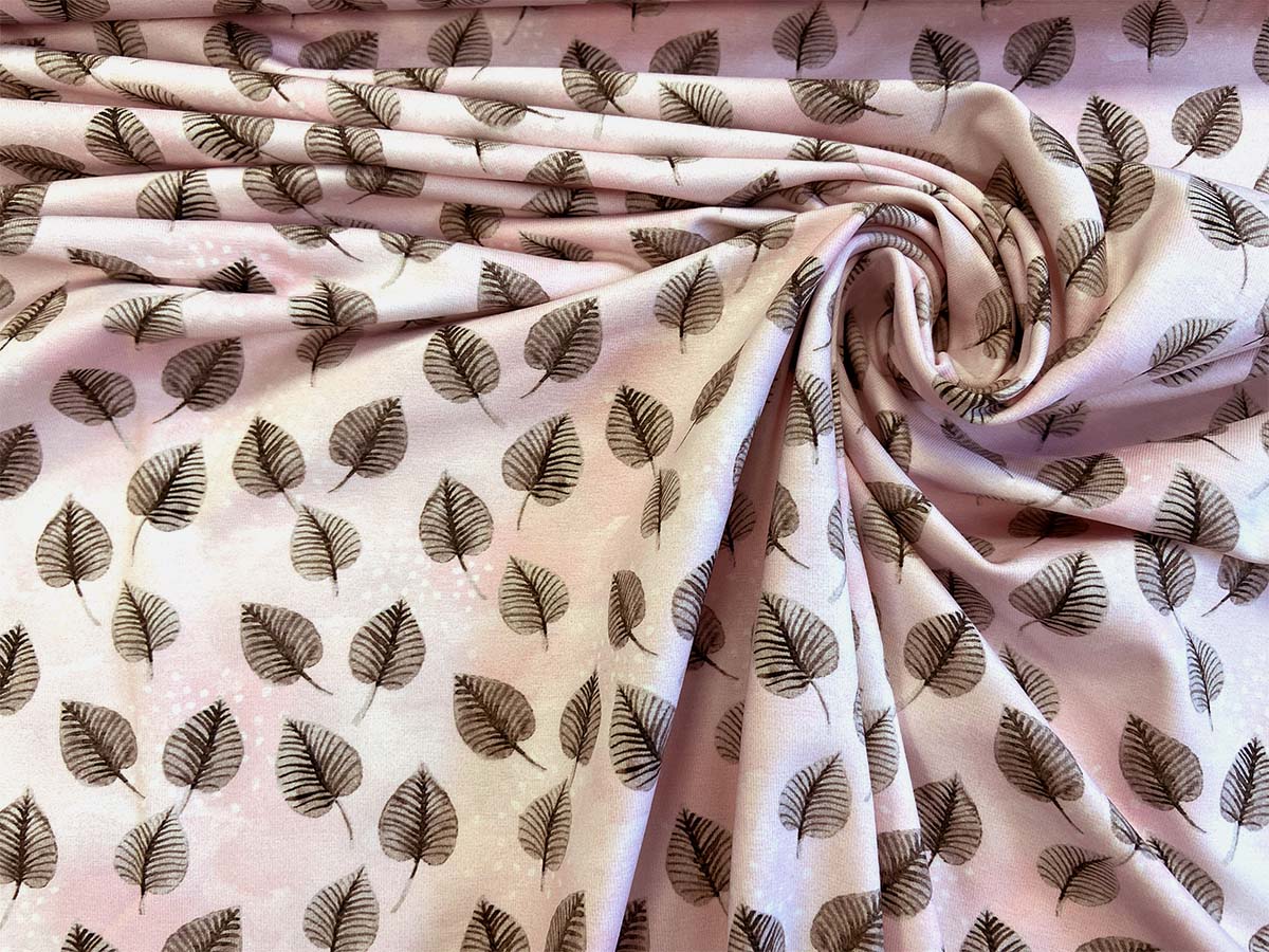 Jersey - "Beaver leaves" in rosa | Hilco   