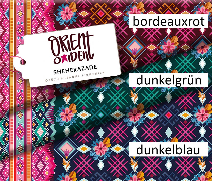 Bio Tencel Webware Sheherazade von Hamburger Liebe und Albstoffe (Orient Oxident)