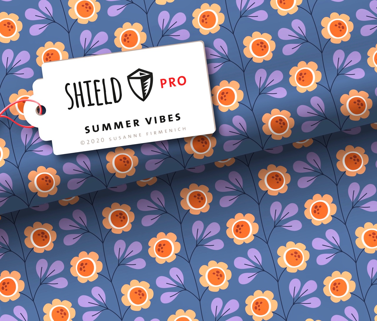 Jersey Shield Pro - Summer Vibes Blau | Hamburger Liebe & Albstoffe