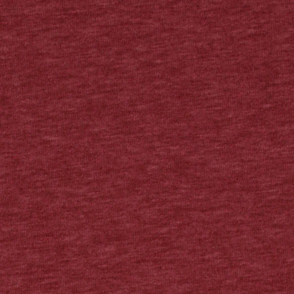Melierter French Terry in burgundy | SWAFING