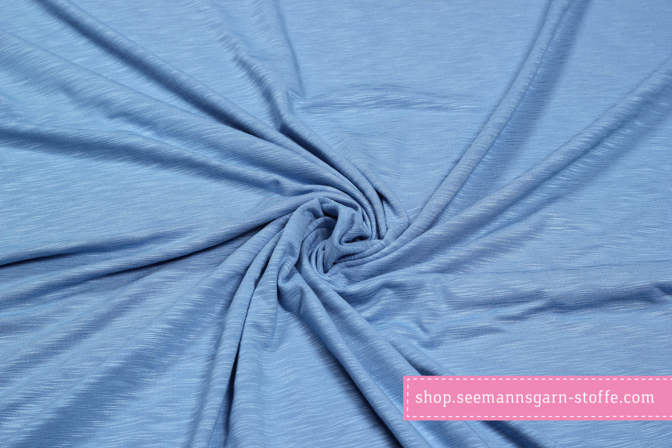 Viskose Stretch Jersey - blau