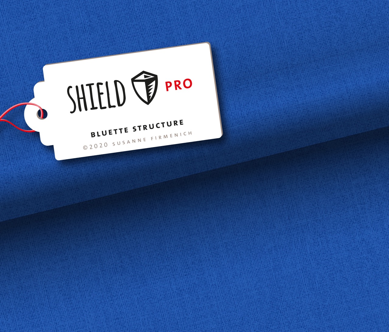 Jersey Shield Pro - Uni Structure in bluette | Hamburger Liebe & Albstoffe