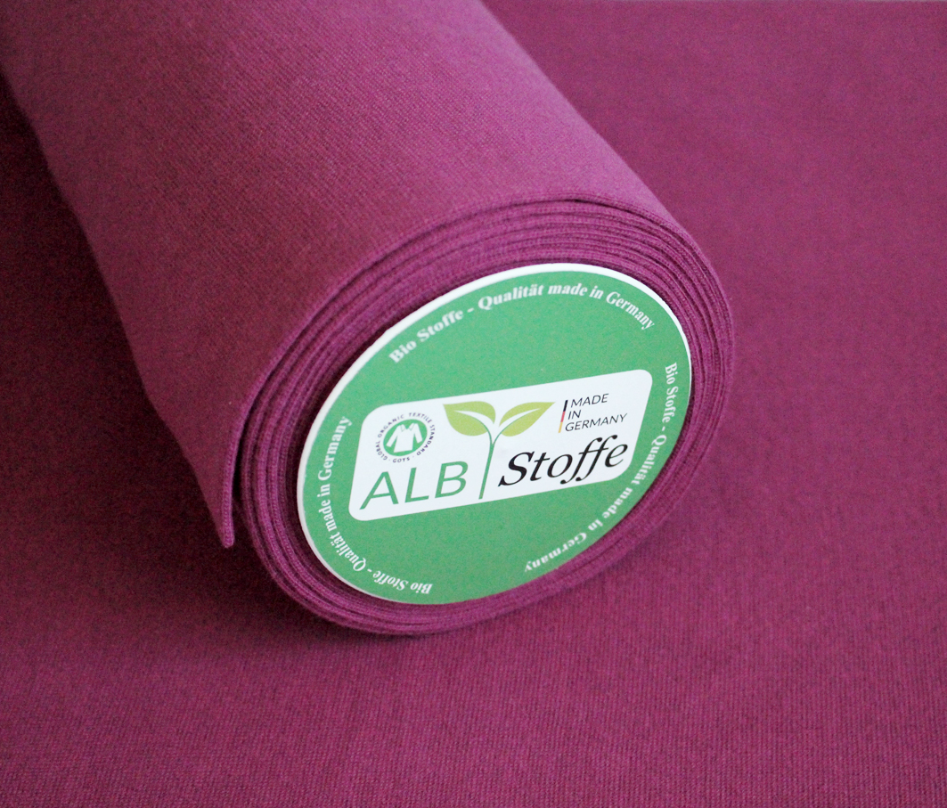 Bio-Bündchen von Albstoffe in violett