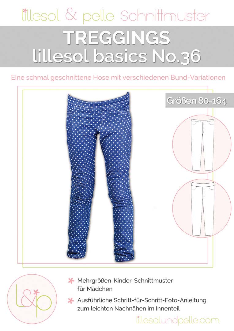 lillesol & pelle Treggings Papierschnittmuster