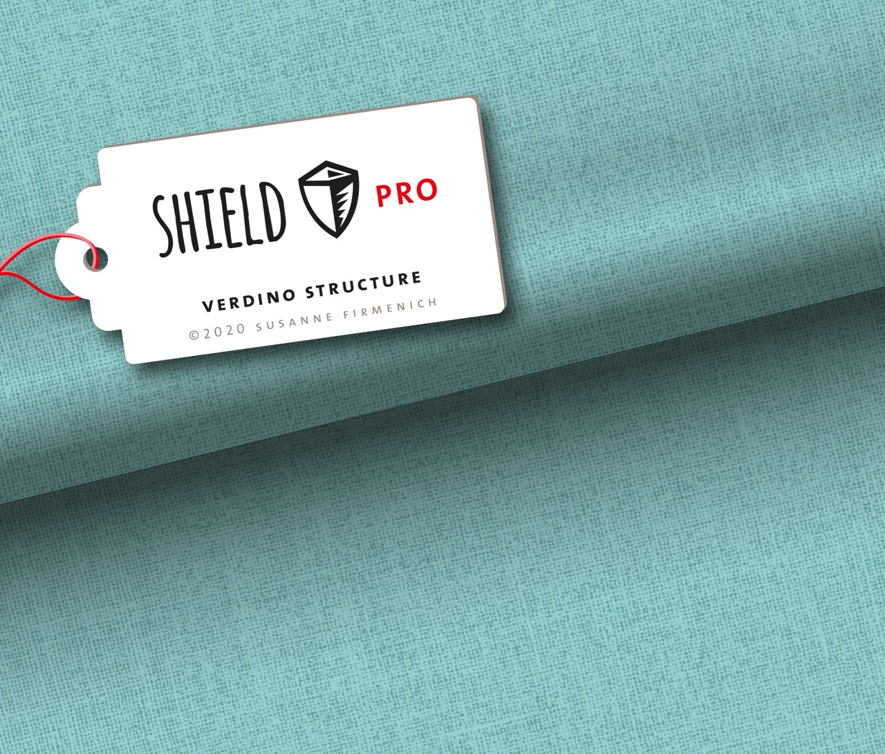 Jersey Shield Pro - Uni Structure in verdino von Hamburger | Liebe & Albstoffe 