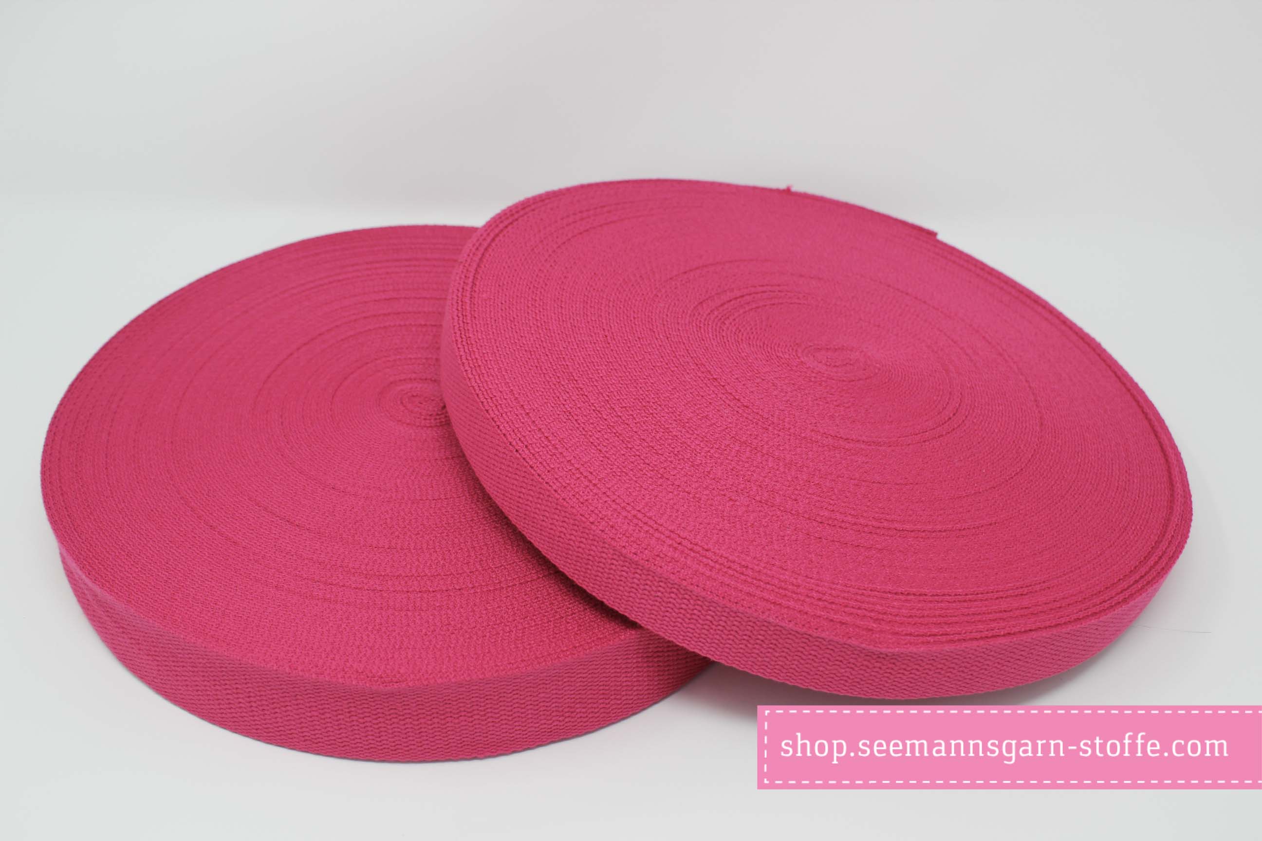 Baumwoll Gurtband pink