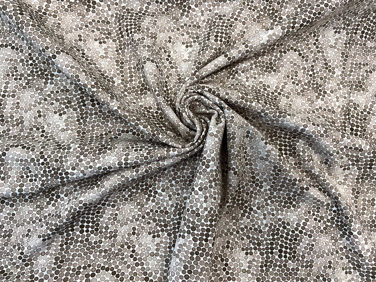 Jersey - "Let´s rain again" taupe  | Swafing   