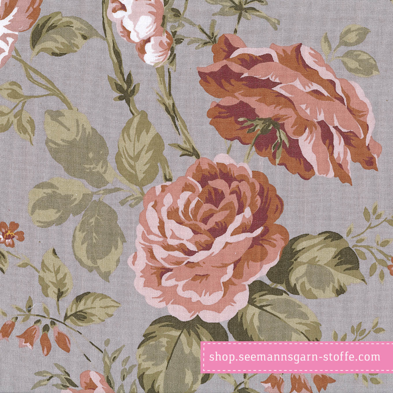 Wachstuch - Oilcloth Sophia Grey | Au Maison