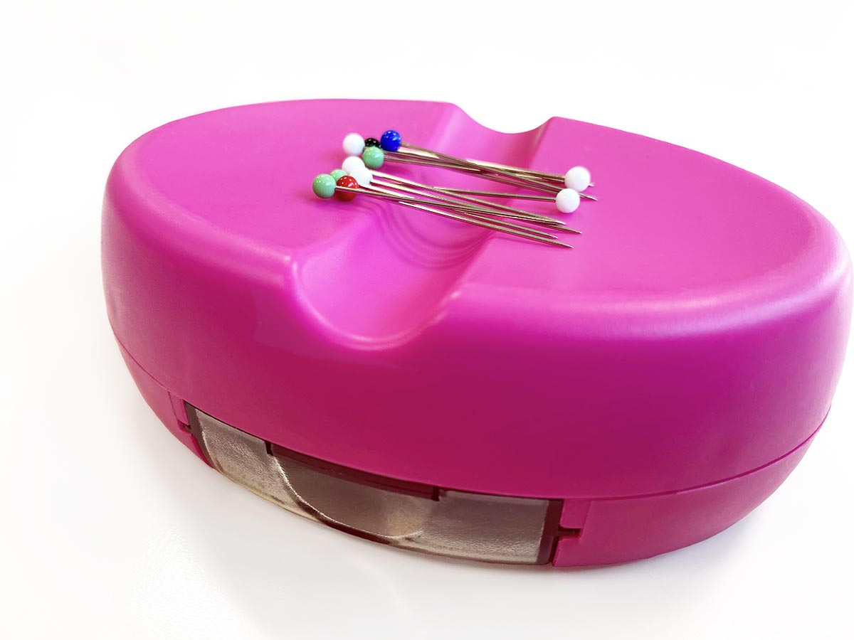 Nadelkissen mit Aufbewahrungsbox in pink - SEEMANNSgarn