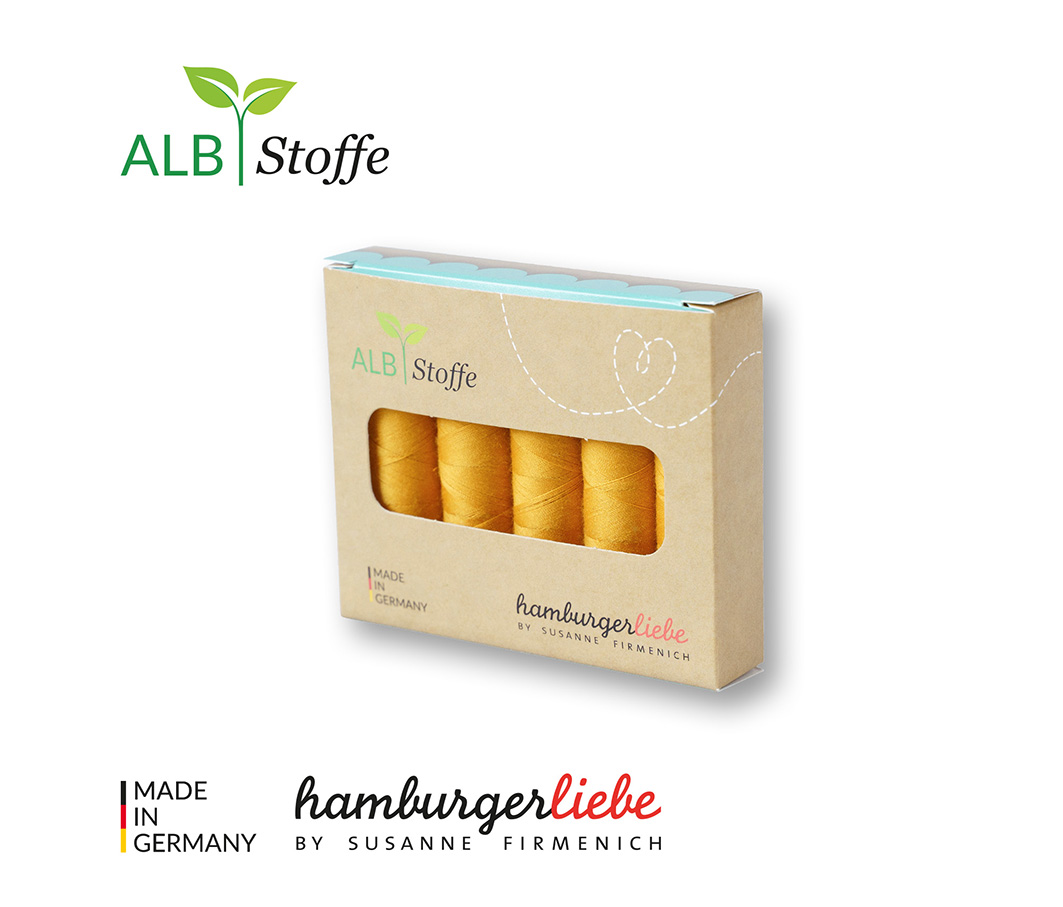 Nähgarn-Set Stitch Me curry 5er Set von Hamburger Liebe & Albstoffe
