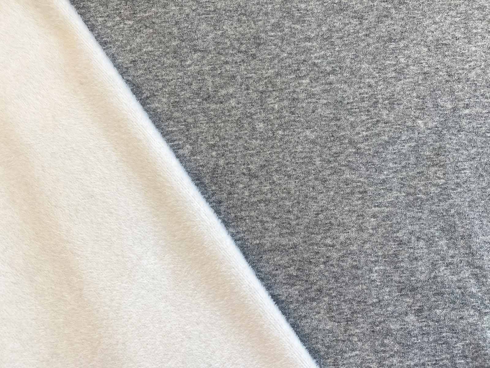 Alpenfleece - grau meliert